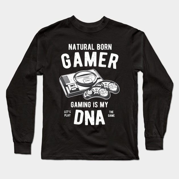 Gamer DNA Gamer Design Long Sleeve T-Shirt by Hariolf´s Mega Store